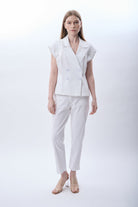 Diagonal-Kapitone Omuzlu Yelek-Yelek-6-Milagron.com