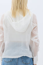 Diagonal-Kapüşonlu Bluz (Ekru)-BLUZ-4-Milagron.com