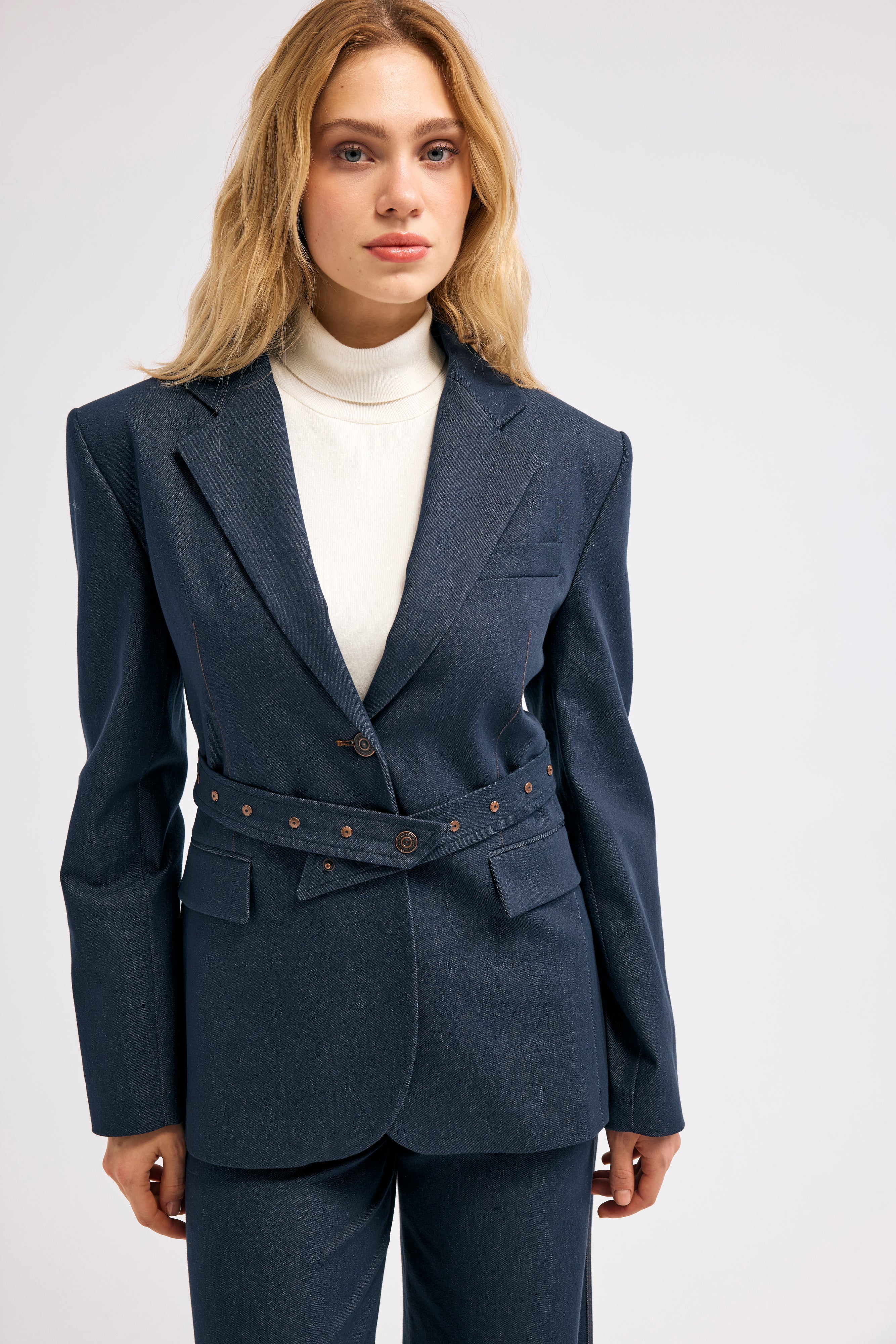 Diagonal-Kemerli Ceket-Ceket-1-Milagron.com