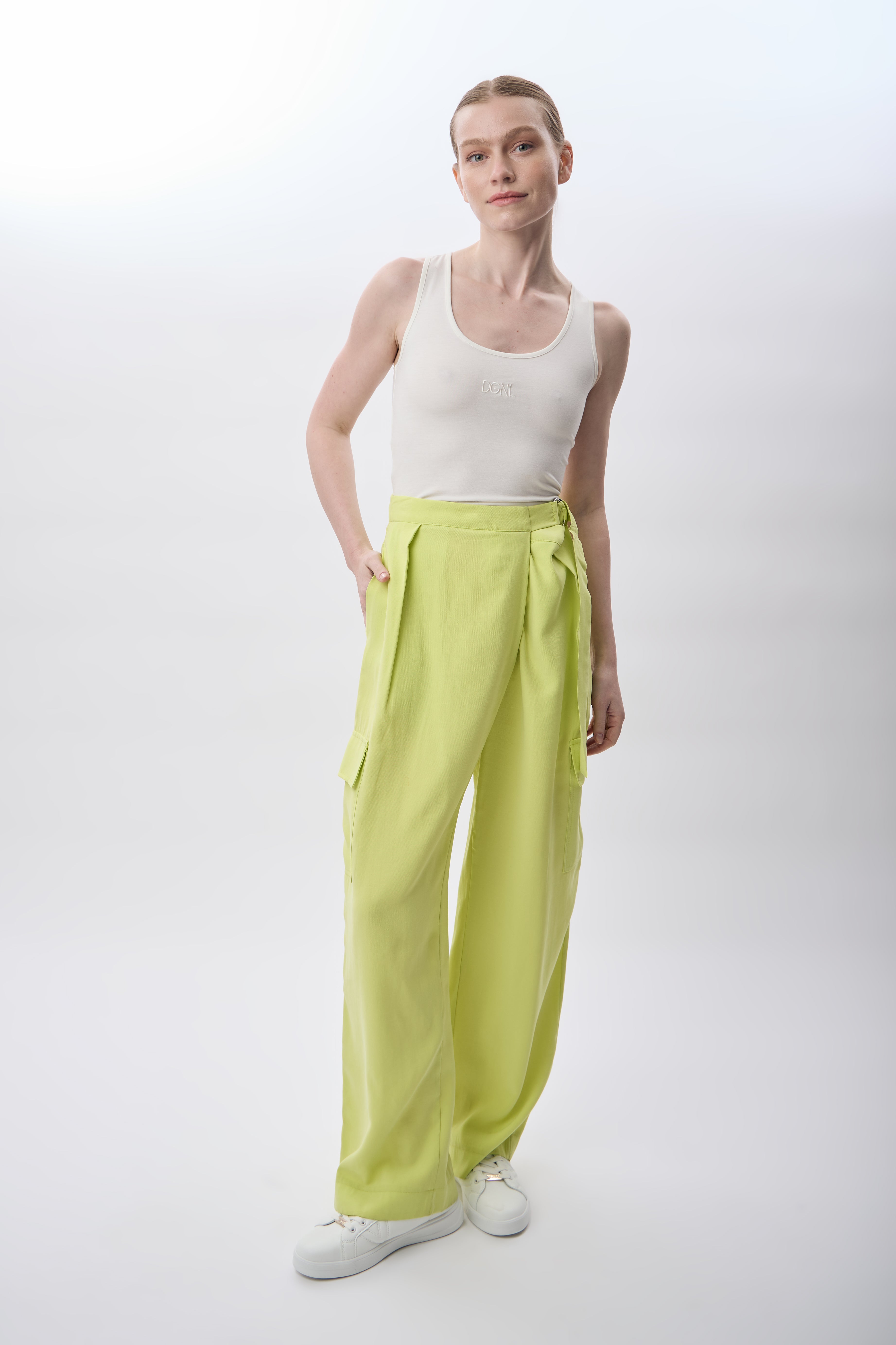 Diagonal-Kemerli Salaş Pantolon-Pantolon-2-Milagron.com