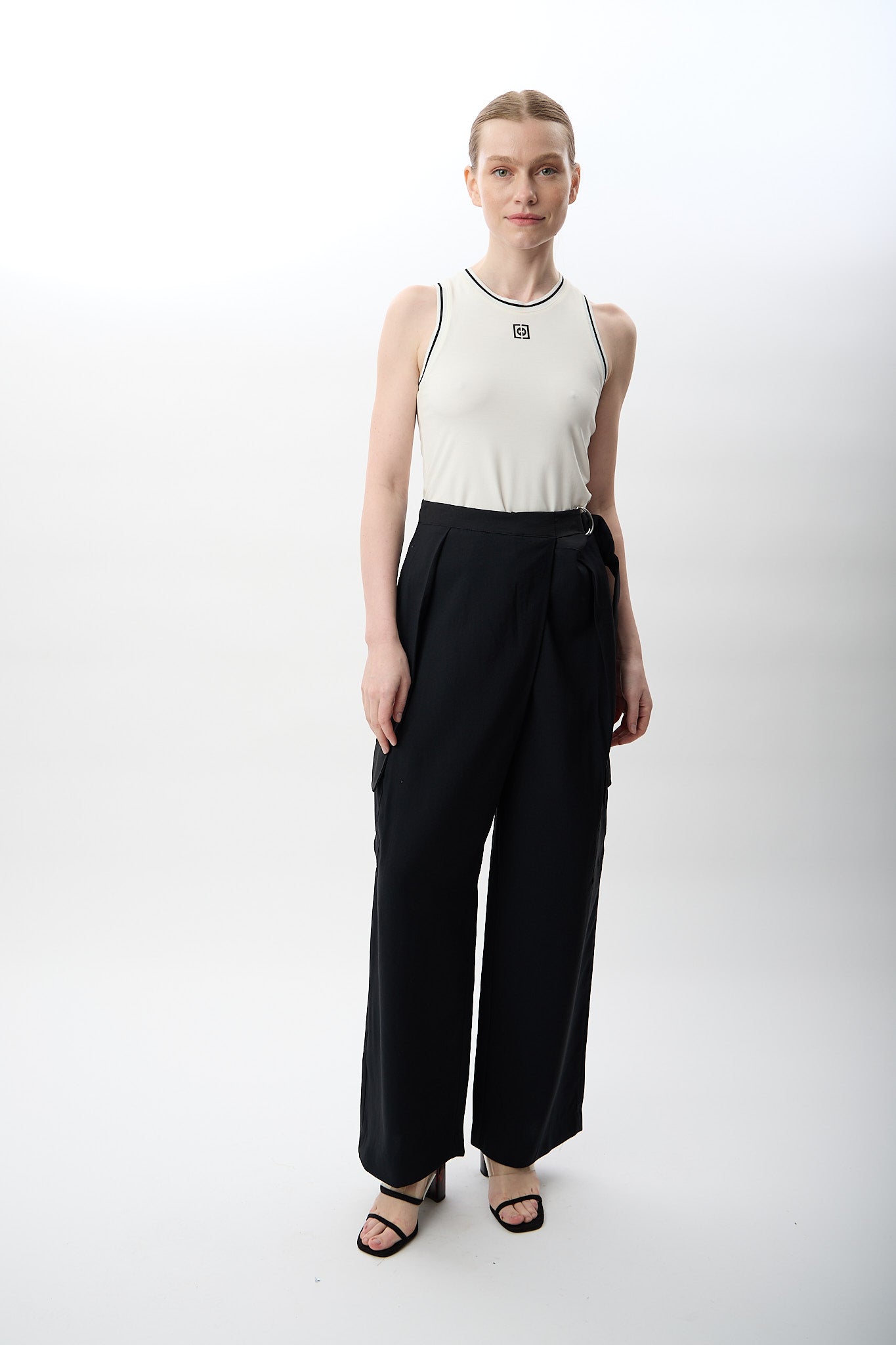 Diagonal-Kemerli Salaş Pantolon-Pantolon-5-Milagron.com