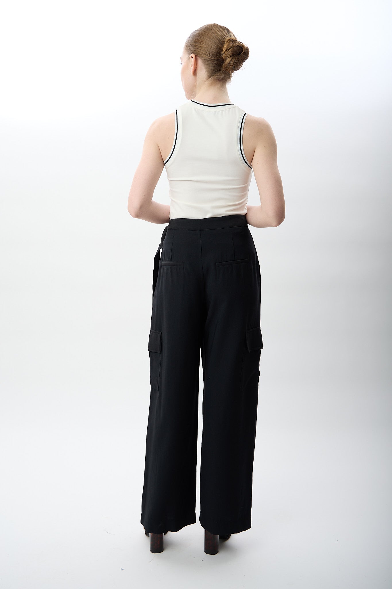 Diagonal-Kemerli Salaş Pantolon-Pantolon-8-Milagron.com