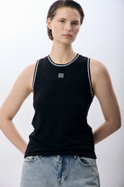 Diagonal-Kontrast Çizgili Ribanalı Atlet-T-Shirts-1-Milagron.com