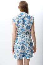 Diagonal-Kruvaze Yaka Keten Tulum-Tulum-3-Milagron.com