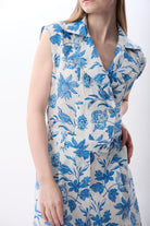 Diagonal-Kruvaze Yaka Keten Tulum-Tulum-5-Milagron.com