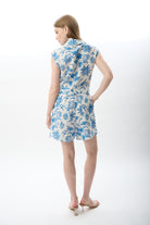 Diagonal-Kruvaze Yaka Keten Tulum-Tulum-6-Milagron.com