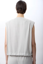 Diagonal-Metal çıtçıtlı Kısa Yelek-Yelek-3-Milagron.com