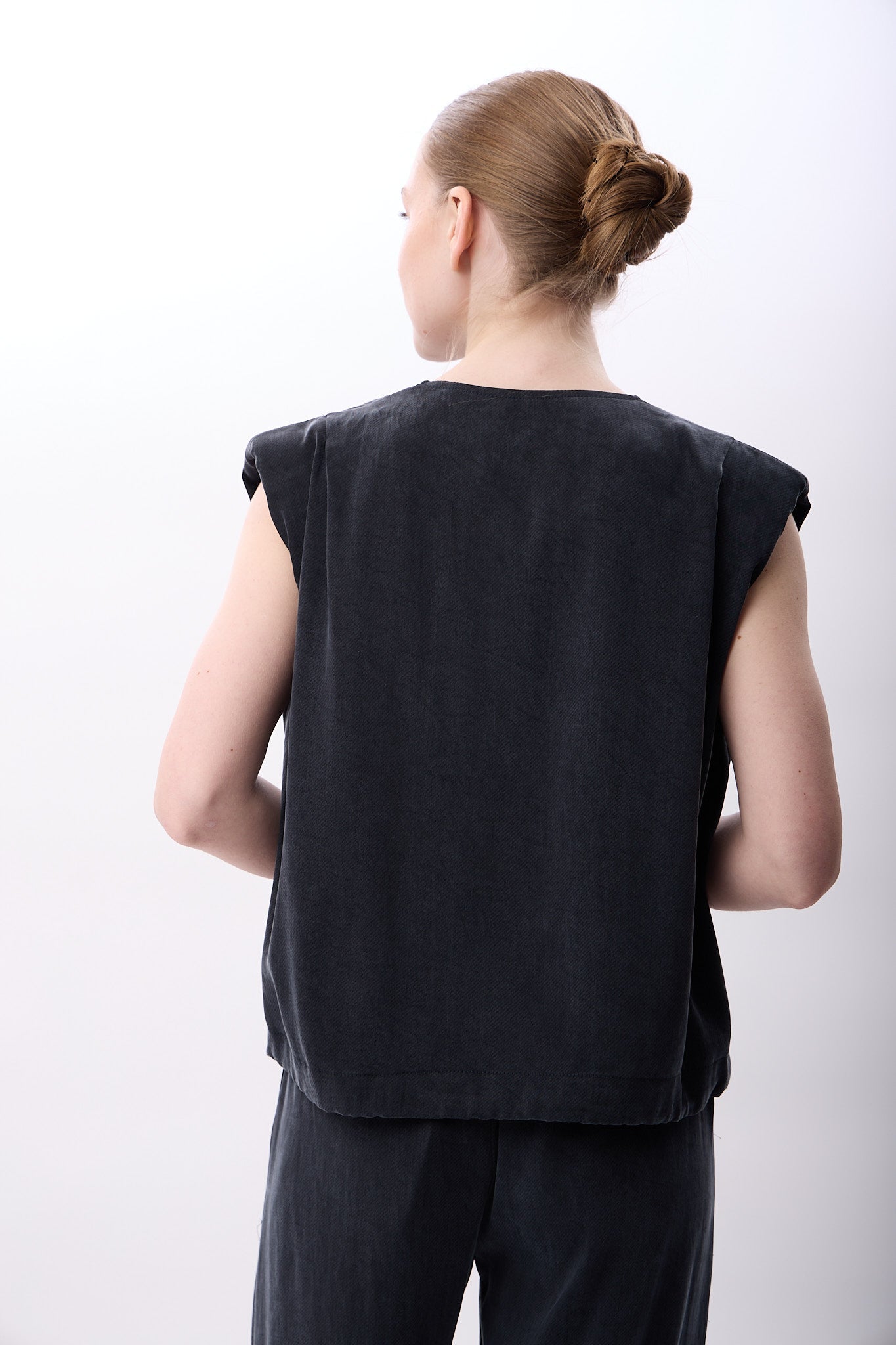 Diagonal-Metal çıtçıtlı Kısa Yelek-Yelek-7-Milagron.com