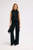 Diagonal-Yandan Cepli Kargo Pantolon-PANTOLON-3-Milagron.com