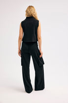 Diagonal-Yandan Cepli Kargo Pantolon-PANTOLON-4-Milagron.com