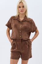 Diagonal-Tasarım Düğmeli Gömlek-Gömlek-5-Milagron.com