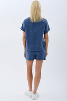 Diagonal-Tasarım Düğmeli Gömlek-Gömlek-6-Milagron.com