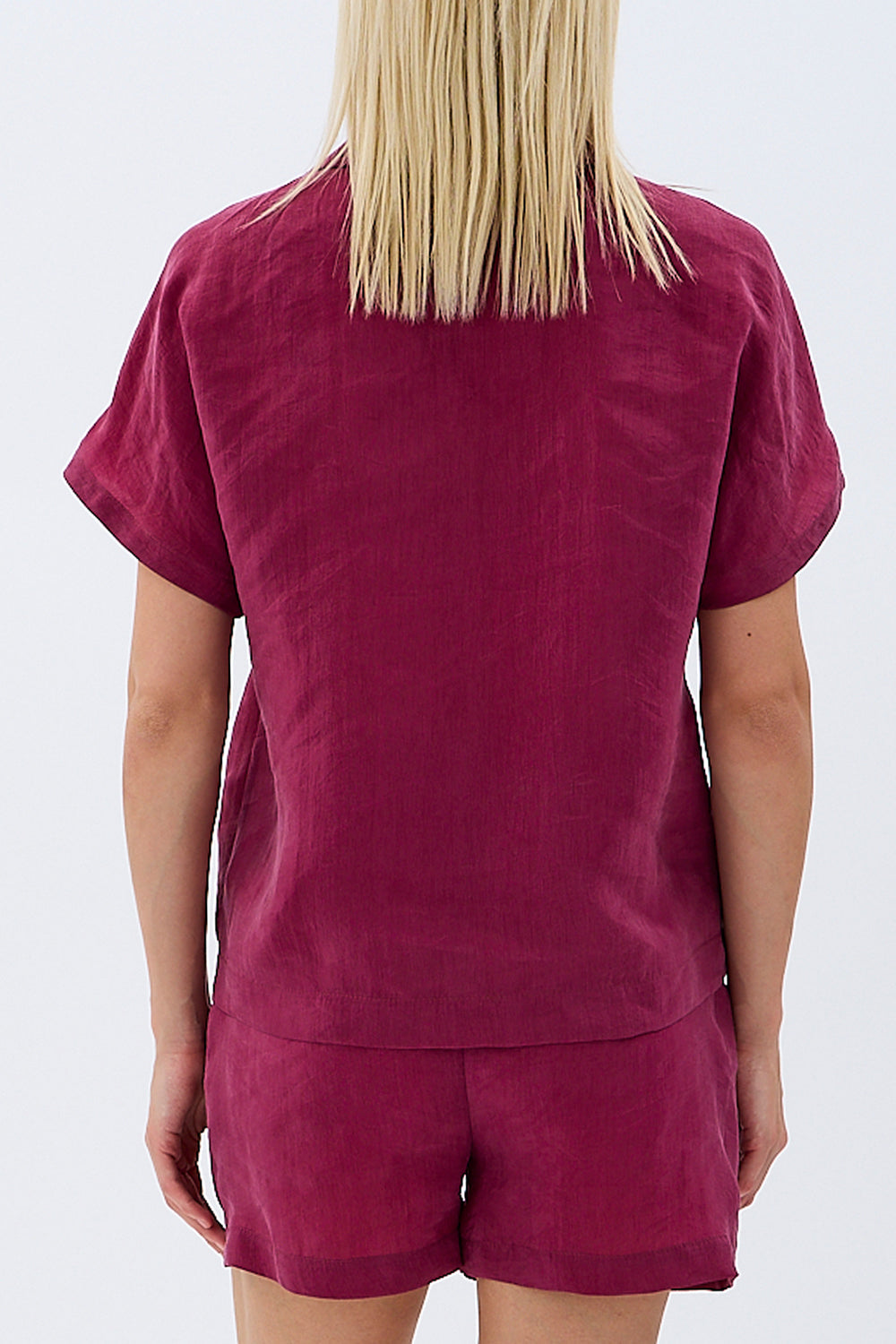 Diagonal-Tasarım Düğmeli Gömlek-Gömlek-7-Milagron.com