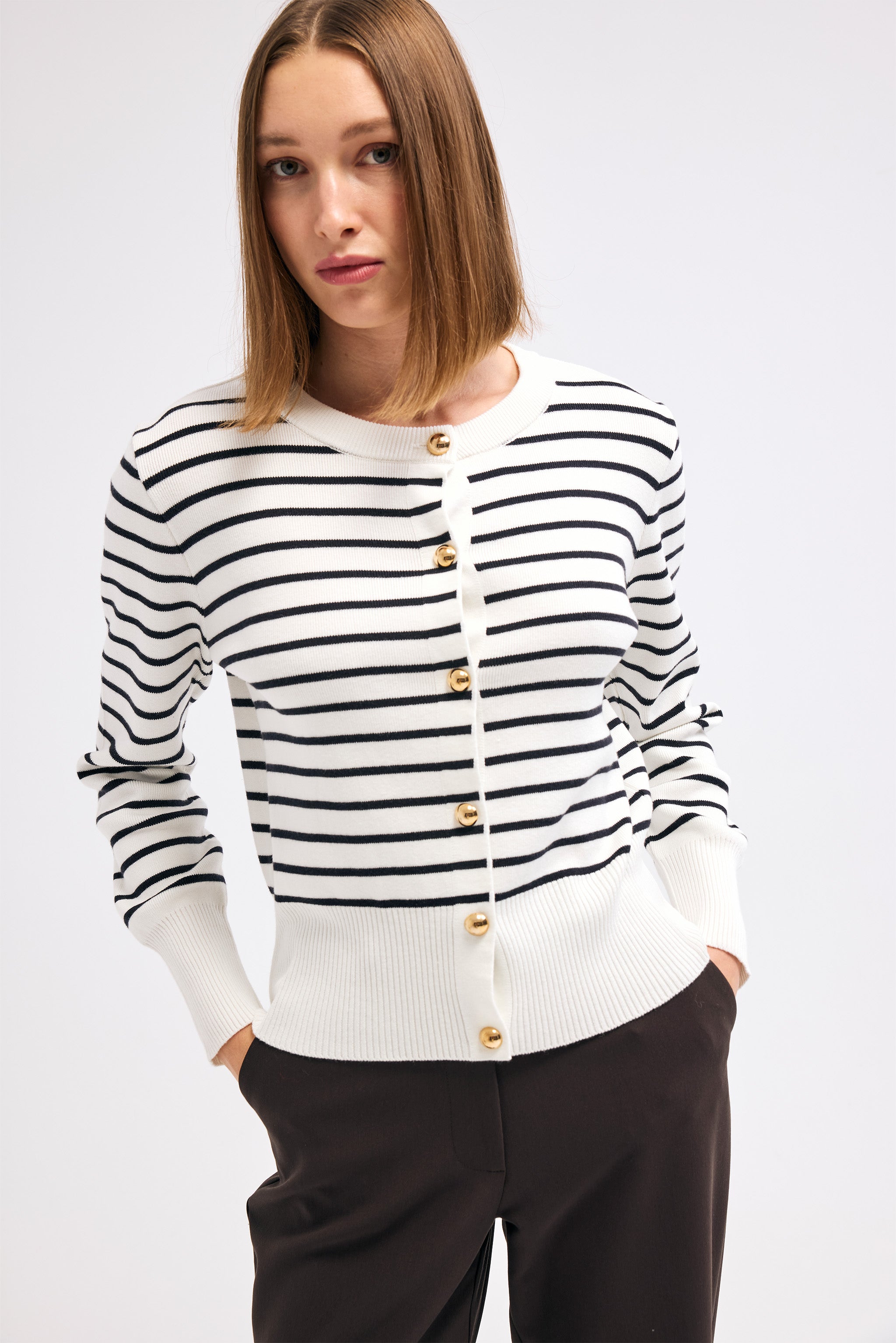 Diagonal-Triko Ceket-CEKET-1-Milagron.com
