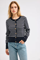Diagonal-Triko Ceket-CEKET-18-Milagron.com