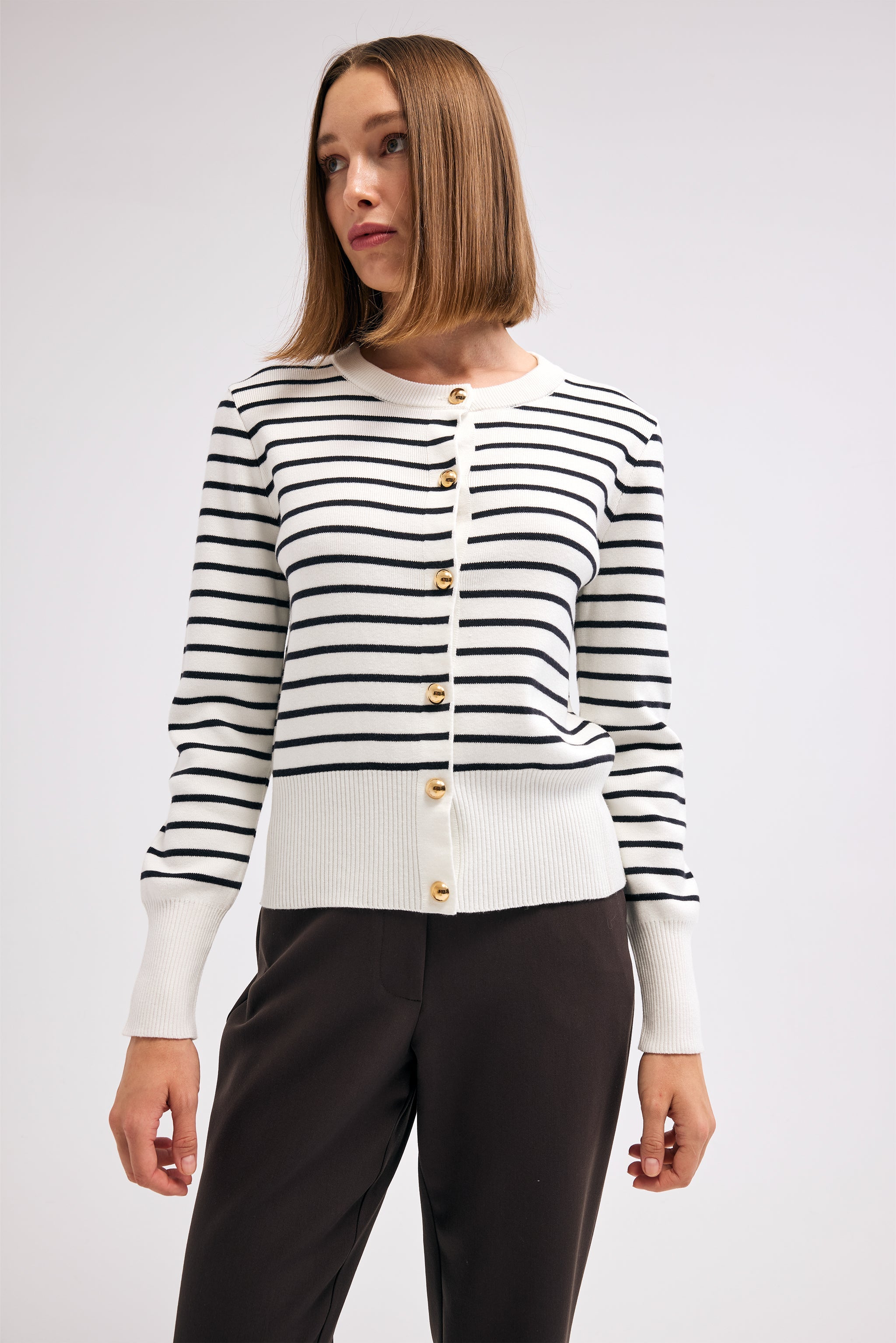 Diagonal-Triko Ceket-CEKET-7-Milagron.com