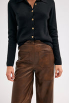 Diagonal-Triko Siyah Ceket-Ceket-5-Milagron.com