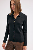 Diagonal-Triko Siyah Ceket-Ceket-6-Milagron.com