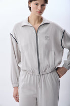 Diagonal-Uzun Kollu Fermuarlı Ceket-Ceket-1-Milagron.com