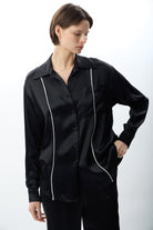 Diagonal-Uzun Kollu Tek Cepli Gömlek-Gömlek-2-Milagron.com