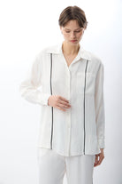 Diagonal-Uzun Kollu Tek Cepli Gömlek-Gömlek-7-Milagron.com