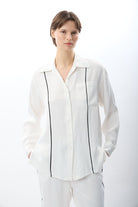 Diagonal-Uzun Kollu Tek Cepli Gömlek-Gömlek-8-Milagron.com