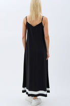 Diagonal-Yırtmaçlı Salaş Elbise-Elbise-4-Milagron.com