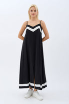 Diagonal-Yırtmaçlı Salaş Elbise-Elbise-6-Milagron.com