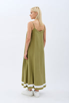 Diagonal-Yırtmaçlı Salaş Elbise-Elbise-8-Milagron.com