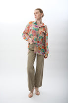 Diagonal-Yüksek Bel Kot Pantolon-Pantolon-1-Milagron.com