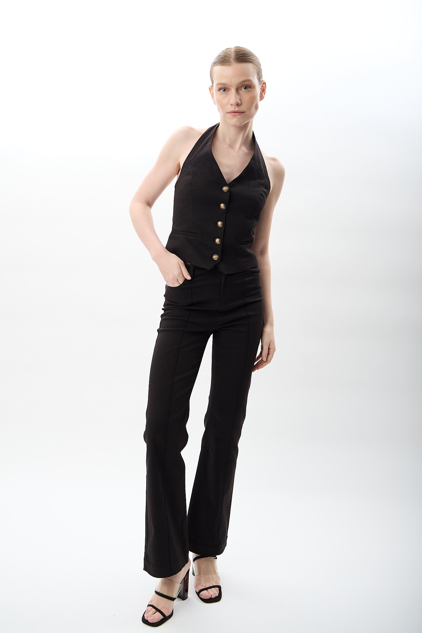 Diagonal-Yüksek Bel Pantolon-Pantolon-2-Milagron.com