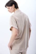 Diagonal-Yüksek Bel Rahat Kesim Pantolon-Pantolon-3-Milagron.com