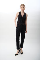 Diagonal-Yüksek Bel Rahat Kesim Pantolon-Pantolon-12-Milagron.com