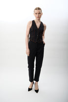 Diagonal-Yüksek Bel Rahat Kesim Pantolon-Pantolon-13-Milagron.com