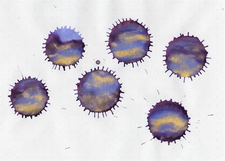 Diamine-Diamine Ink Shimmering Mürekkep Blue Flame-Mürekkep-6-Milagron.com