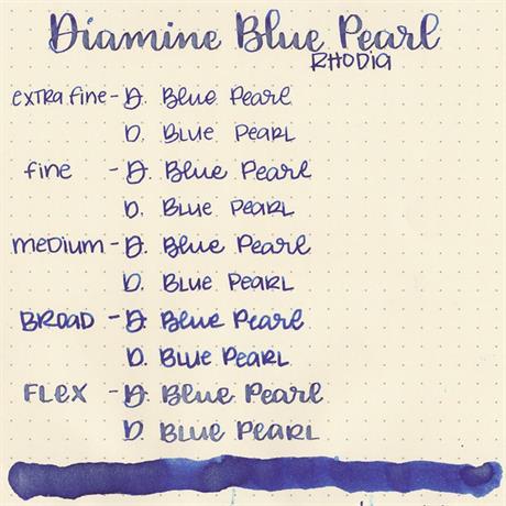 Diamine-Diamine Ink Shimmering Mürekkep Blue Pearl-Mürekkep-4-Milagron.com