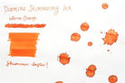 Diamine-Diamine Ink Shimmering Mürekkep Inferno Orange-Mürekkep-6-Milagron.com