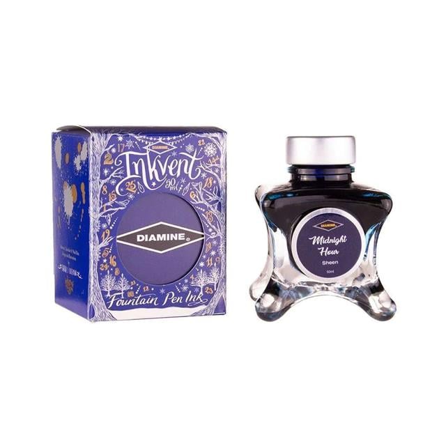 Diamine-Diamine Inkvent Collection Sheen Mürekkep 50ml Midnight Hour-Mürekkep-2-Milagron.com