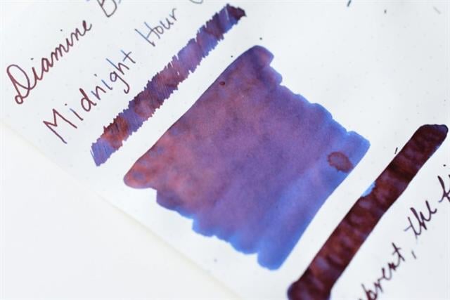 Diamine-Diamine Inkvent Collection Sheen Mürekkep 50ml Midnight Hour-Mürekkep-6-Milagron.com