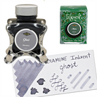 Diamine-Diamine Inkvent Green Edition Collection şişe Mürekkep 50ml Ghost-Mürekkep-3-Milagron.com