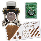 Diamine-Diamine Inkvent Green Edition Shimmer Collection şişe Mürekkep 50ml Yule Log-Mürekkep-2-Milagron.com