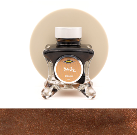 Diamine-Diamine Inkvent Green Edition Shimmer Collection şişe Mürekkep 50ml Yule Log-Mürekkep-3-Milagron.com