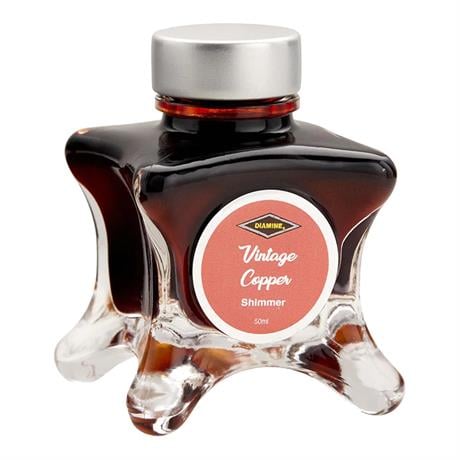Diamine-Diamine Inkvent Red Shimmer Vintage Copper Mürekkep 2022-Mürekkep-1-Milagron.com