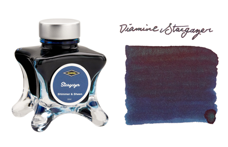 Diamine-Diamine Inkvent Red Shimmer&Sheen Stargazer 2022-Mürekkep-1-Milagron.com