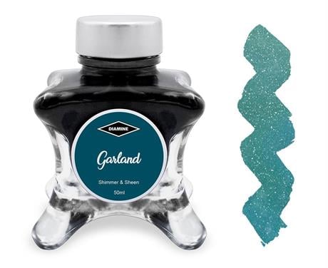 Diamine-Diamine Inkvent Shimmer&Sheen Garland 2022-Mürekkep-1-Milagron.com