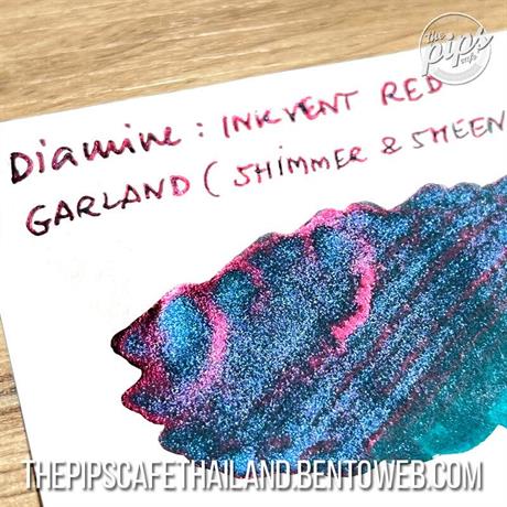 Diamine-Diamine Inkvent Shimmer&Sheen Garland 2022-Mürekkep-2-Milagron.com