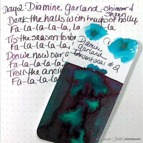 Diamine-Diamine Inkvent Shimmer&Sheen Garland 2022-Mürekkep-4-Milagron.com