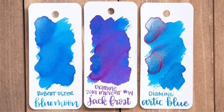 Diamine-Diamine Inkvent Shimmer&Sheen Jack Frost-Mürekkep-5-Milagron.com
