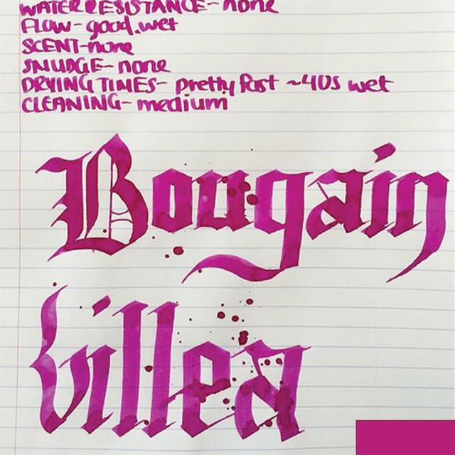 Diamine-Flower Collection 30 Ml Mürekkep Bougainvillea-Şişe Mürekkep-2-Milagron.com