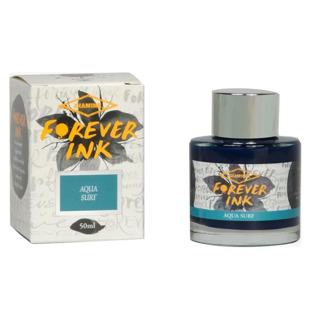 Diamine-Forever Permanent & Waterproof Pigment Şişe Mürekkep 50ml Aqua Surf-Şişe Mürekkep-1-Milagron.com